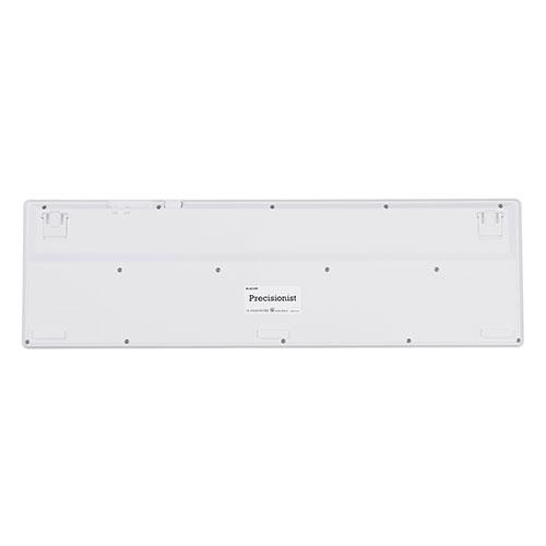 エレコム Precisionist USB無線/Bluetooth薄型フルキーボード ホワイト TK-PN10FMPWH_1