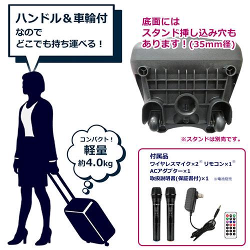 センター商事 CICONIA トロリースピーカー CTX08BS_2
