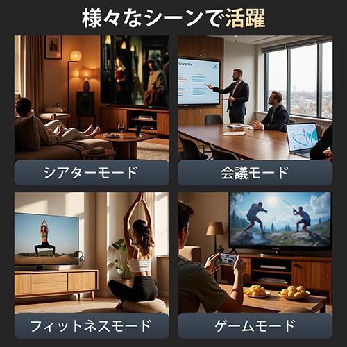 llano 4KワイヤレスHDMI受信機 S450 4K/30Hz 超低遅延 最大30m無線伝送