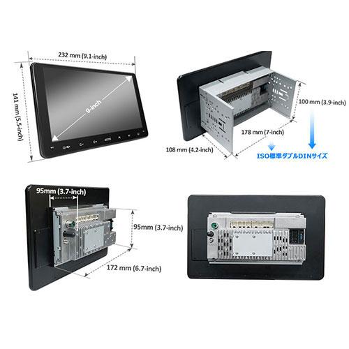 ATOTO A6シリーズ-ダブルディン 9インチ 2G+32G / 2.4G WIFI 5G