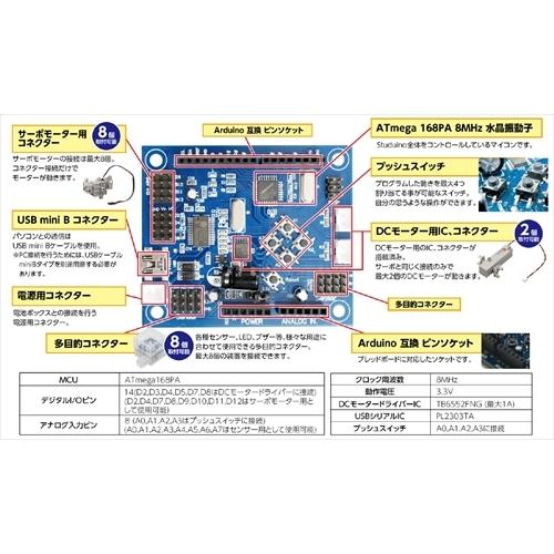〔5個セット〕 ARTEC Studuino(スタディーノ) ATC153100X5_1