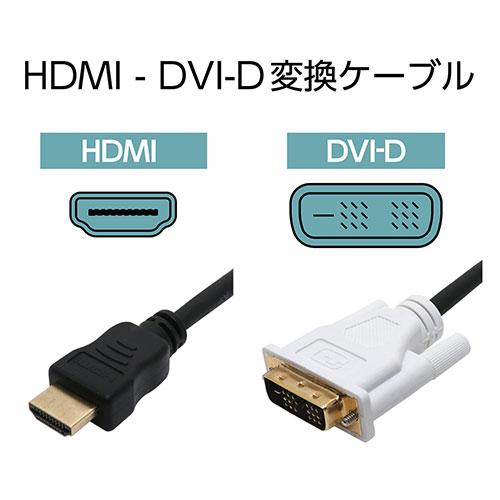 〔5個セット〕 MCO HDMI-DVIケーブル 2m VDH-20/BKX5｜krypton｜03