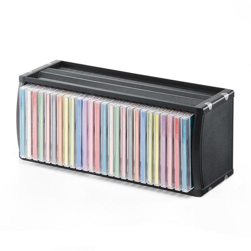 〔5個セット〕 サンワサプライ 組立て式CDラック FCD-CB26BKX5の画像