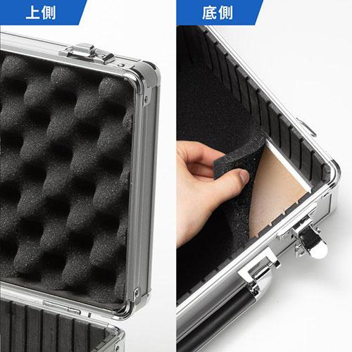 サンワサプライ キャリングアルミケース MM-WGS4用 シルバー MM