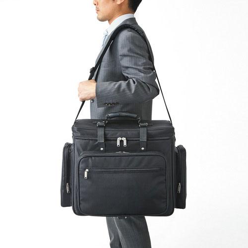 サンワサプライ プロジェクターバッグ 15.6インチワイド対応 ブラック BAG-PRO4_2