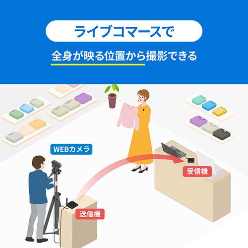 サンワサプライ WEBカメラ無線化キット CMS-EXW01