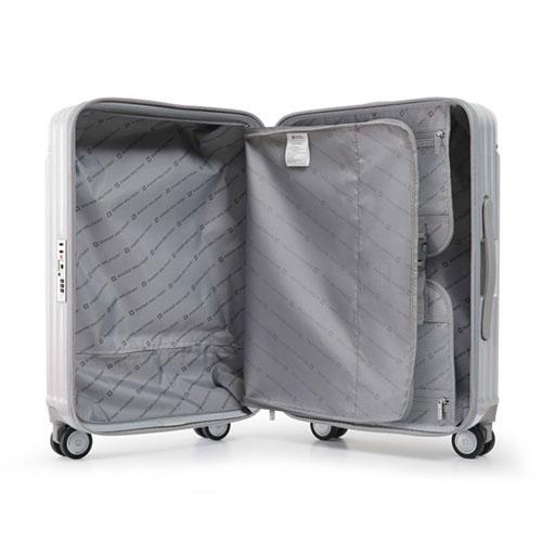 SWISS MILITARY スイスミリタリースーツケース CYGNUS シグナス 55cm メタリックシルバー SM-A820-SILVER_3