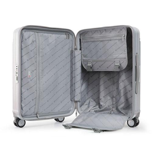 SWISS MILITARY スイスミリタリースーツケース CYGNUS シグナス 55cm メタリックシルバー SM-A820-SILVER_4