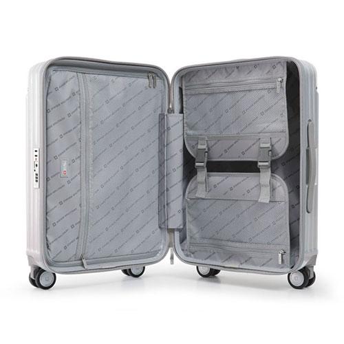 SWISS MILITARY スイスミリタリースーツケース CYGNUS シグナス 55cm メタリックシルバー SM-A820-SILVER_5