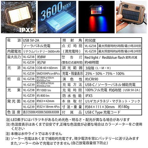 LPL LEDライト VL-GZ38 L26624_4
