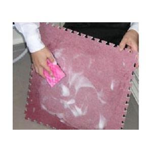 16枚セット ジョイントマット JC-45 グリーン 厚10mm×450mm×450mm セット寸法 1800mm×1800mm 洗える 日本製 防炎 | ブランド登録なし | 04