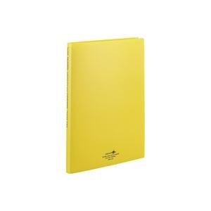 (業務用10セット) LIHITLAB クリアファイル/ポケットファイル 〔A4/タテ型〕 ポケット差替式 N-5015 黄