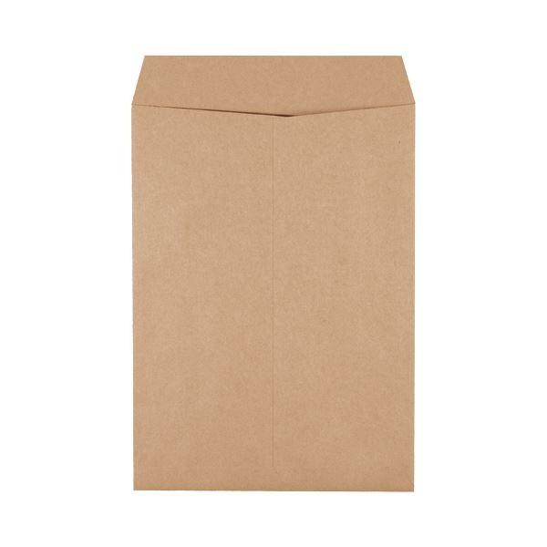 (まとめ) ピース 発送用封筒スーパークラフト テープなし 角2 100g/m2 業務用パック 733-00 1箱(500枚) 〔×2セット〕