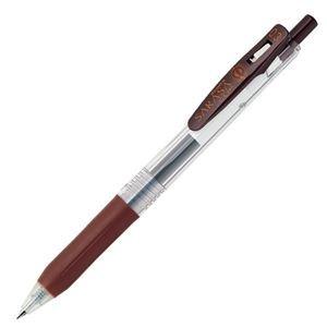 (まとめ) ゼブラ ゲルインクボールペン サラサクリップ 0.3mm 茶 JJH15-E 1本 〔×60セット〕