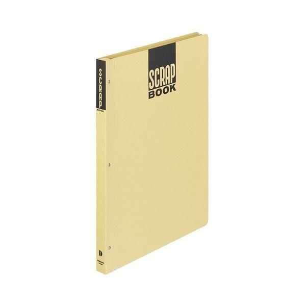 (まとめ) コクヨ スクラップブックD(とじこみ式) B4 中紙28枚 背幅25mm クラフト ラ-44N 1冊 〔×10セット〕