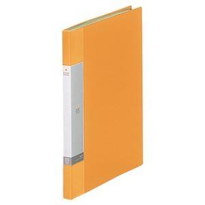 (まとめ) リヒトラブ リクエスト クリヤーブック(クリアブック) A4タテ 20ポケット 背幅16mm 黄 G3201-5 1冊 〔×20セット〕