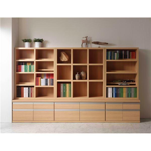 フナモコ コミックシェルフ ロータイプ 〔幅75×114cm〕 リアルウォールナット CBD-76L | フナモコ | 02