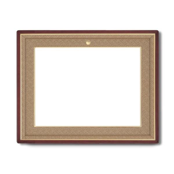 勲記サイズ 595 420mm 茶ドンス Ds 1927075 おしゃれ モダン 日本製 美術 工芸品 勲記額 日本画 化粧箱 黄袋入り 叙勲額 フレーム 絵画 Kr くりぷとん