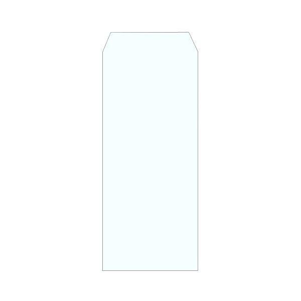 (まとめ) ピース R40再生ケント封筒 長480g/m2 〒枠なし センター貼 業務用パック 406-80 1ケース(1000枚) 〔×3セット〕
