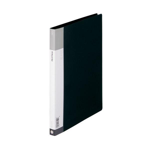 (まとめ)ライオン事務器 PPパームファイル強化Z式 A4タテ 120枚収容 背幅17mm 黒 PF-283 1冊 〔×10セット〕