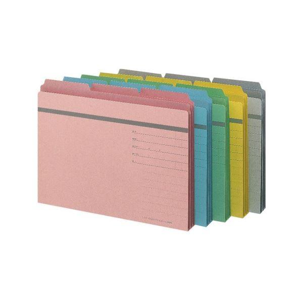 (まとめ)ライオン事務器 3カットフォルダーA4ピッタリサイズ 灰 No.443-30P 1パック(30冊) 〔×3セット〕