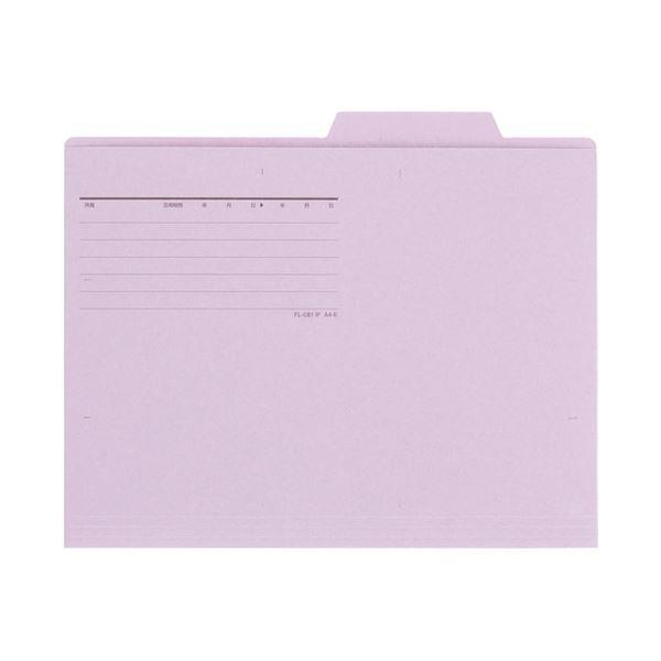 (まとめ) プラス 個別フォルダー FL-082IF A4E VL 50枚〔×5セット〕