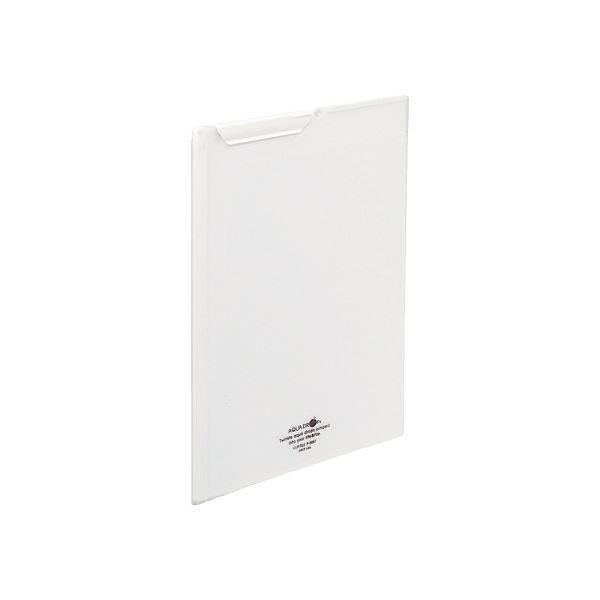 (まとめ)LIHITLAB クリップファイルA4 乳白 F-5067-1〔×10セット〕