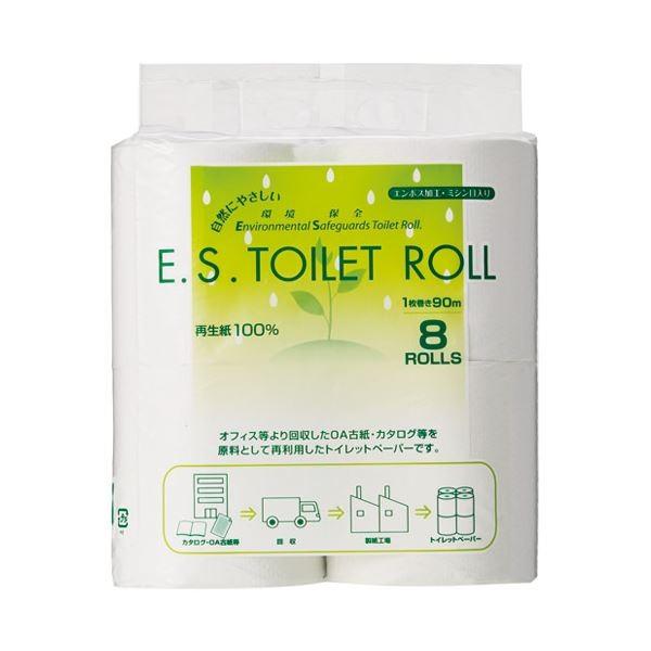 太洋紙業 ESトイレットロール90m巻 8R×12パック
