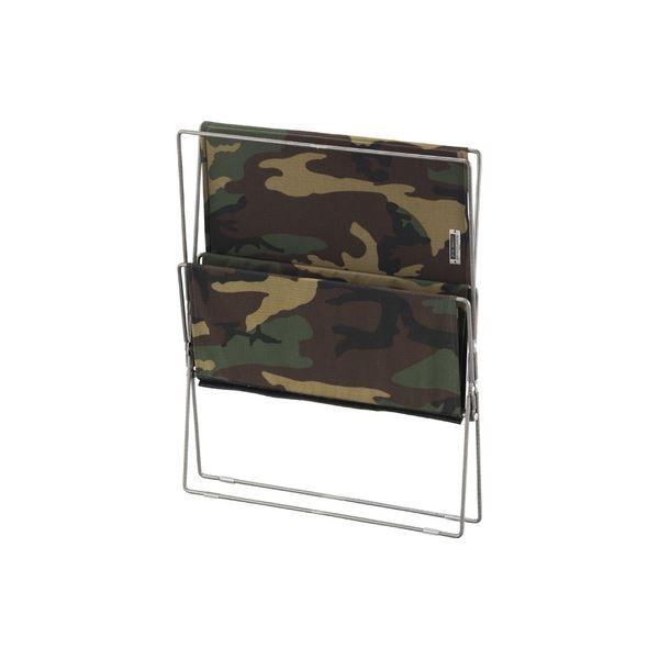 サイドテーブル ミニテーブル 幅50.5cm ネイビー 折りたたみ スチール マガジンラック付 フォールディングサイドテーブル |  | 01