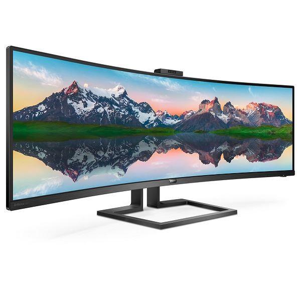 PHILIPS(ディスプレイ) 49型スーパーウルトラワイド液晶ディスプレイ ブラック 5年間フル保証 499P9H1/11｜krypton｜02