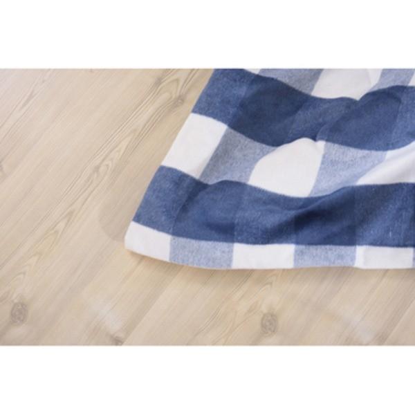 こたつ布団 こたつ掛布団 190×190cm ブルー ギンガムチェック柄 正方形 薄掛け ウール混 起毛生地 リビング ダイニング | ブランド登録なし | 04