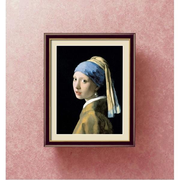 〔 フェルメールの代表作 〕 F6号 真珠の耳飾りの少女 ヨハネス・フェルメール Johannes Vermeerの画像