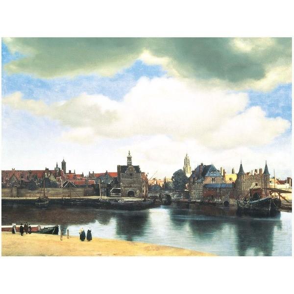 〔 フェルメールの代表作 〕 F6号 デルフトの眺望 ヨハネス・フェルメール Johannes Vermeerの画像