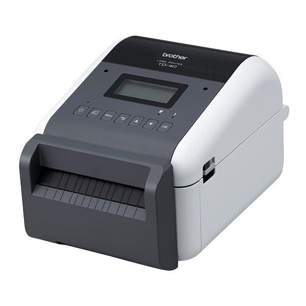 ブラザー工業 4インチラベル幅感熱ラベルプリンター/300dpi/USB/有線LAN/Wi-Fi/Bluetooth/RS-232C/USBホスト TD-4550DNWB プリンター プリンタ PC パソコン ...