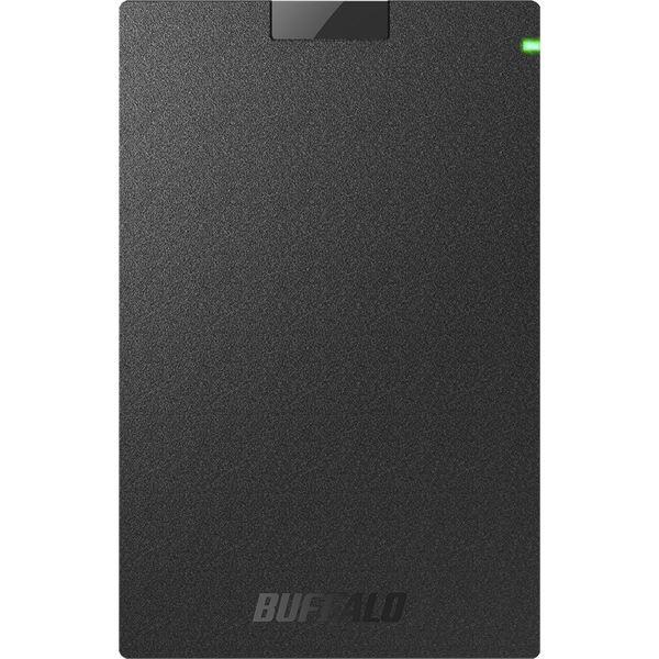 バッファロー ミニステーション USB3.1(Gen.1)対応 ポータブルHDD スタンダードモデル ブラック2TB HD-PCG2.0U3-GBA