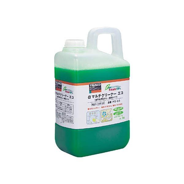 (まとめ)TRUSCO αマルチクリーナーエコ3L PS-03 1個〔×2セット〕