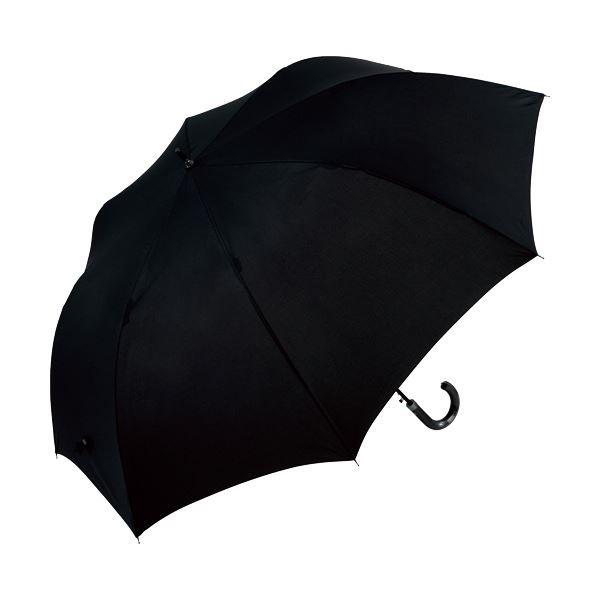 (まとめ)スギハラ ジャンプ傘 80cm ブラックML8010BK 1本〔×5セット〕 | 