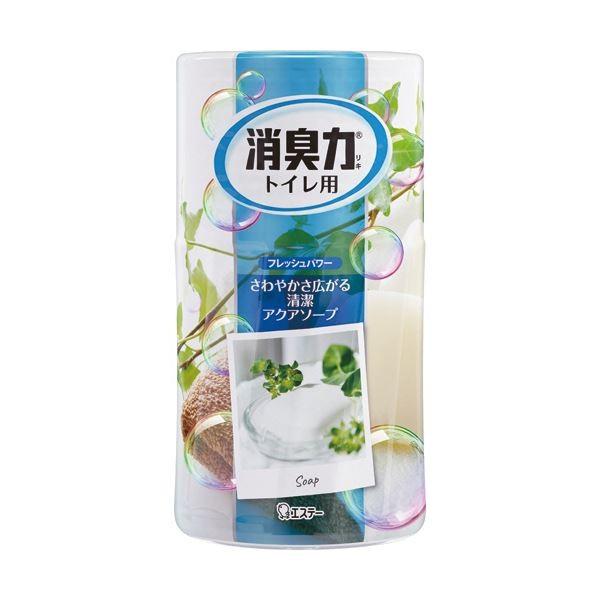 (まとめ)エステー トイレの消臭力 アクアソープ400ml 1セット(5個)〔×5セット〕