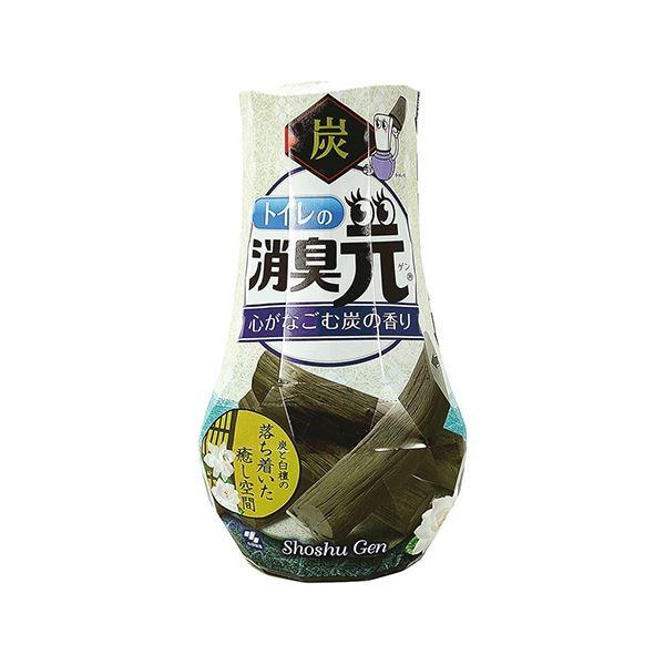 (まとめ)小林製薬 トイレの消臭元心がなごむ炭の香り 400ml 1セット(3個)〔×5セット〕