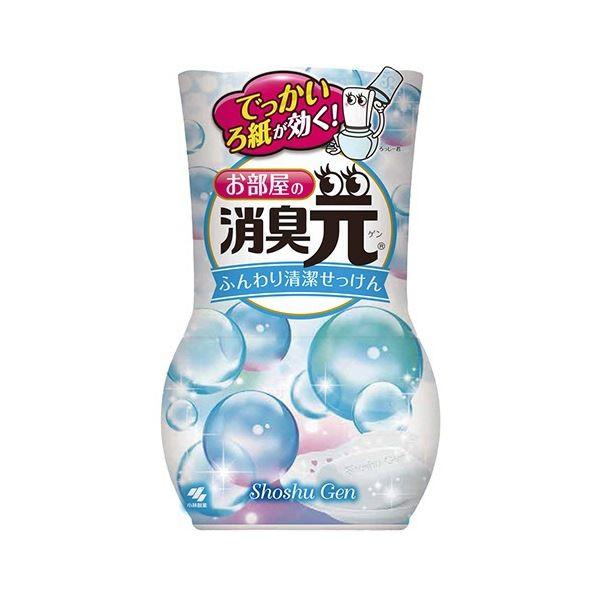 小林製薬 - (まとめ)おお座敷の消臭元ふんわり真っすぐせっけん 400ml 1仕掛ける(3個)〔×5仕掛ける〕 キッチン、日用品、文具-その他芳香剤、消臭剤