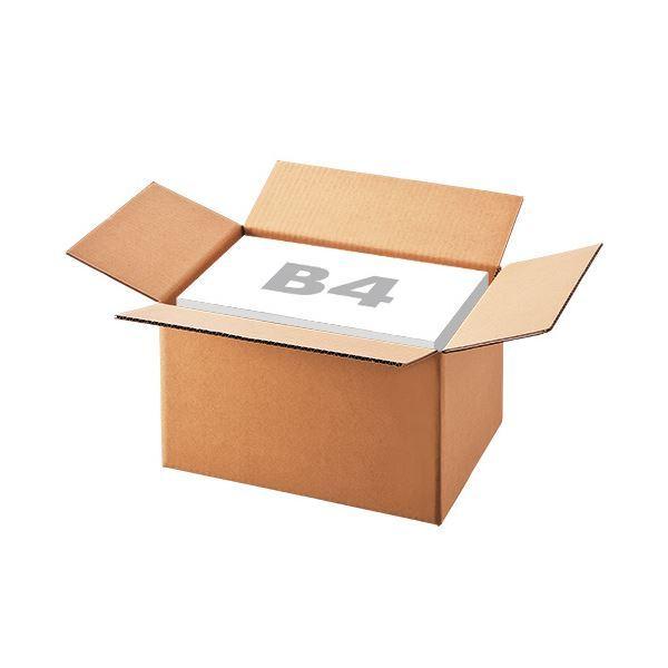 (まとめ)TANOSEE 無地ダンボール箱 PC用紙対応(M)サイズ 高さ250mm 1パック(10枚) 〔×3セット〕の画像