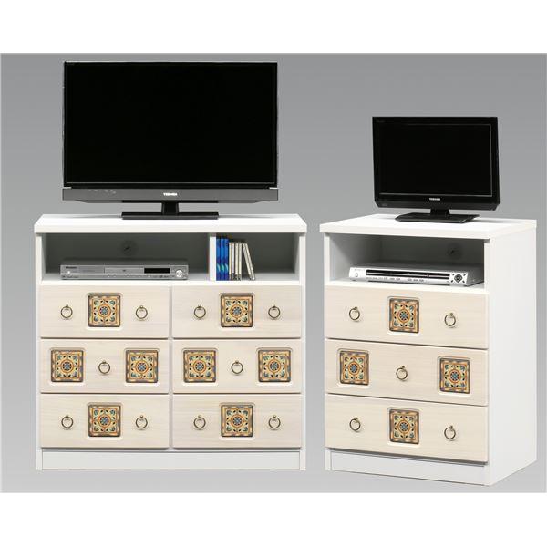 ミドル テレビ台 テレビボード 幅60cm ホワイト 日本製 木製 桐材 リビング ダイニング 子供部屋 ベッドルーム 寝室 完成品 | ブランド登録なし | 01