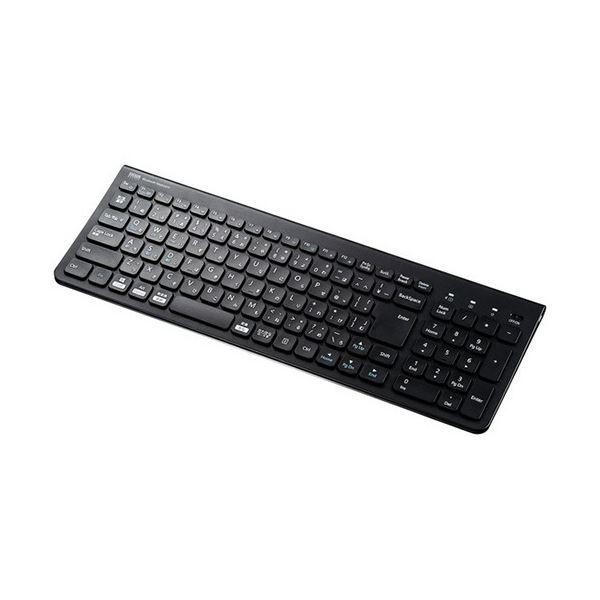 サンワサプライ Bluetooth スリムキーボード ブラック テンキー付き