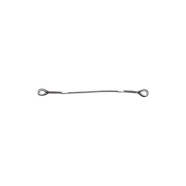 TRUSCO Wスリング Eタイプ 両端シンブル入 12mm×2.5m GRE-12S2.5 1本