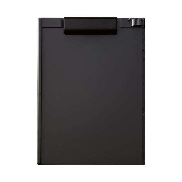 (まとめ) リヒトラブ(LIHITLAB) 抗菌クリップボード ブラック A7940-24 〔×10セット〕