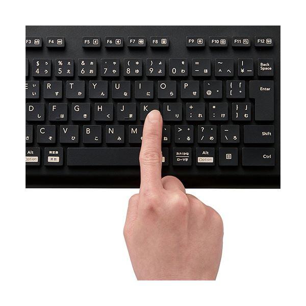 エレコム 洗える 抗菌 有線キーボードブラック TK-WS01UMKBK 1台_3