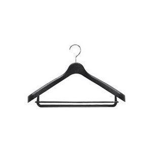 〔まとめ〕 スマイル 業務用スーツハンガー Wバー付 〔×3セット〕 | ブランド登録なし