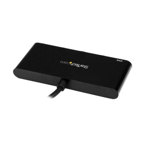 StarTech.com 4ポートUSB3.0ハブ USB Type-C接続 USB-A×4口USB給電(PowerDelivery)対応 ブラック HB30C4AFPD 1個_1