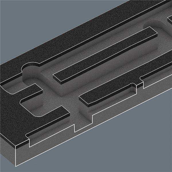 WERA ヴェラ 6点組 ハンマー ピンポンチ チゼルセット フォームインサート付 150182 工具 ツール DIY 作業工具 道具_1