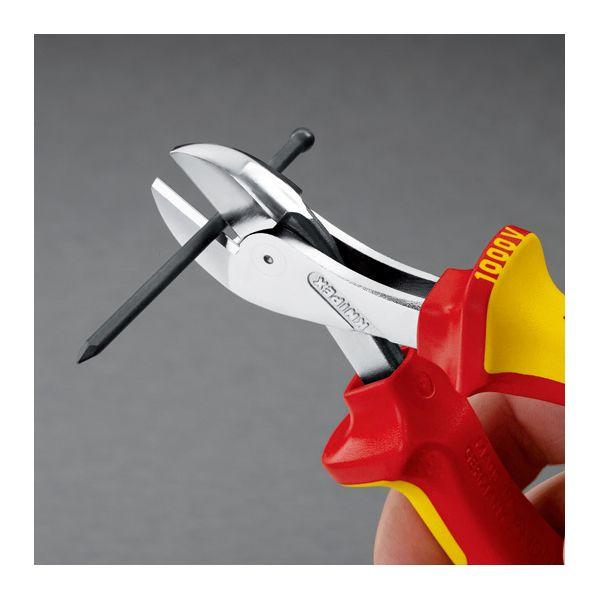 KNIPEX クニペックス T1000V絶縁コンパクトニッパー 落下防止 全長160mm 7306-160T